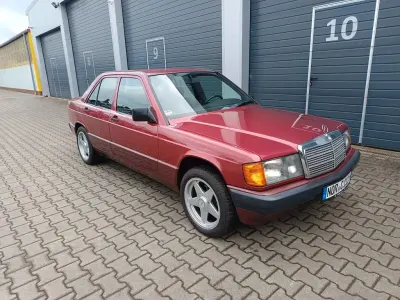 Occasion Mercedes 190 109 ch (80 kW) 1992 Rouge Berline