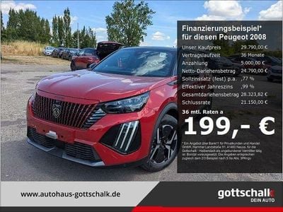 Neu Peugeot 2008 GT 136 PS (100 kW) 2025 Rot SUV