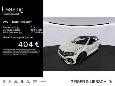 Gebraucht VW T-Roc Cabriolet Style 150 PS (110 kW) 2022 Pure white/schwarz Cabrio