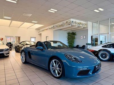 Second-hand Porsche 718 Boxster 299 CP (219 kW) 2018 Albastru Cabrio