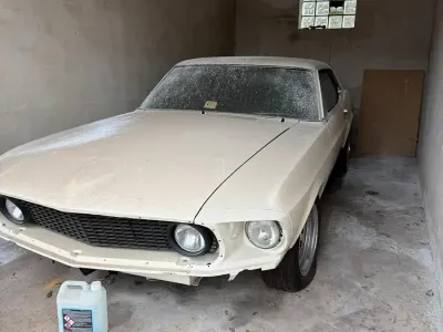 Brugt Ford Mustang 230 HK (169 kW) 1969 Hvid Coupe