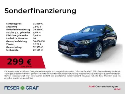 Gebraucht Audi A3 Advanced Plus 150 PS (110 kW) 2025 Navarrablau metallic Limousine