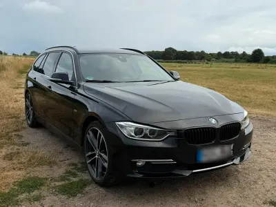 Gebraucht BMW 320 Luxury Line 183 PS (134 kW) 2013 Schwarz Kombi