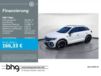 Używany VW T-Roc R-line 150 KM (110 kW) 2025 Szary SUV