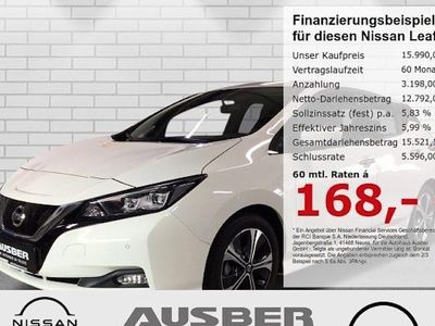 Gebraucht Nissan Leaf N-Connecta 110 kW (150 PS) 2022 S) (weiss Kleinwagen