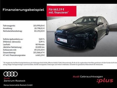 Gebraucht Audi RS6 Performance 630 PS (463 kW) 2023 Mythosschwarz metallic Kombi