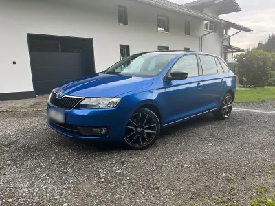 Gebraucht Skoda Rapid 110 PS (80 kW) 2015 Blau Kleinwagen