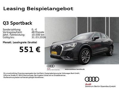 Grau Gebraucht 2025 Audi Q3 Sportback Sport SUV | 46.333 € (Teuer)
