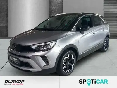 Gebraucht Opel Crossland Ultimate 131 PS (96 kW) 2021 Kontrast grau/quarz silber (metallic) SUV