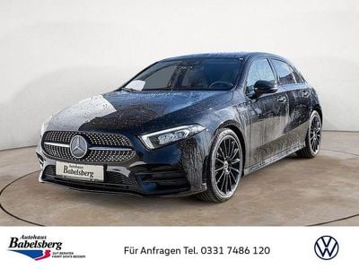 Gebraucht Mercedes A200 AMG line 163 PS (119 kW) 2020 Schwarz Limousine
