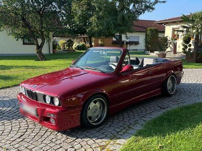Usata BMW 320 Cabriolet 129 CV (94 kW) 1990 Rosso Cabrio