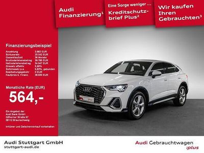 Ibisweiß Gebraucht 2022 Audi Q3 Sportback S-Line SUV | 38.830 € (Teuer)