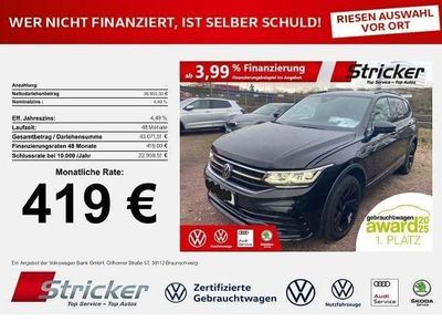 Deep black perleffekt (metallic) Gebraucht 2022 VW Tiguan Allspace Style SUV | 36.949 € (Fairer Preis)