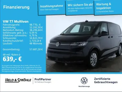 Usata VW T7 Life 150 CV (110 kW) 2025 Nero Furgone