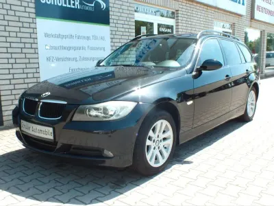 Gebraucht BMW 320 170 PS (125 kW) 2008 Schwarz Kombi