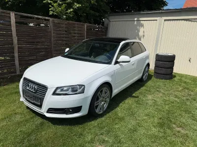 Gebraucht Audi A3 S-Line 160 PS (117 kW) 2009 Weiß Kleinwagen