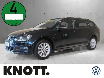 Gebraucht VW Golf VII LOUNGE 110 PS (80 kW) 2015 Schwarz Kombi