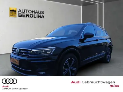 Gebraucht VW Tiguan Highline 190 PS (139 kW) 2018 Deep black perleffekt SUV