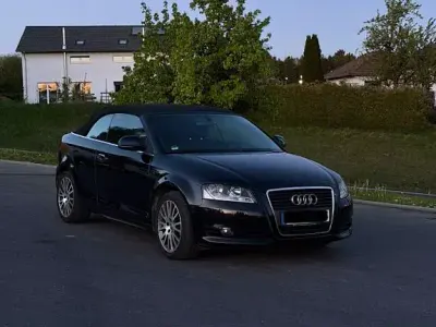 Brugt Audi A3 Cabriolet S-Line 160 HK (117 kW) 2010 Sort Cabriolet