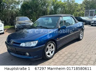 Brugt Peugeot 306 Cabriolet 88 HK (64 kW) 1999 Blå Cabriolet