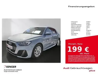 Brugt Audi A1 Sportback S-Line 110 HK (80 kW) 2022 Grå Hatchback