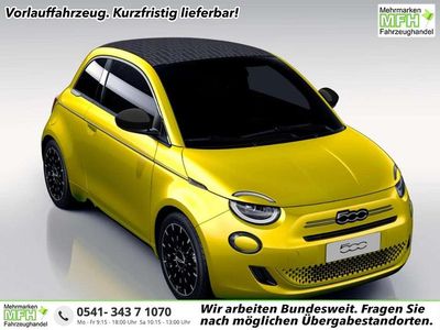 Nouă Fiat 500C La Prima 65 CP (47 kW) 2026 Galben Cabrio