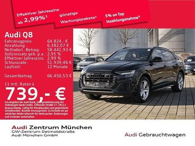 Schwarz Gebraucht 2022 Audi Q8 Performance SUV | 64.824 € (Teuer)