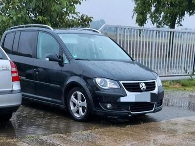Gebraucht VW Touran Cross 105 PS (77 kW) 2007 Schwarz Van / Kleinbus