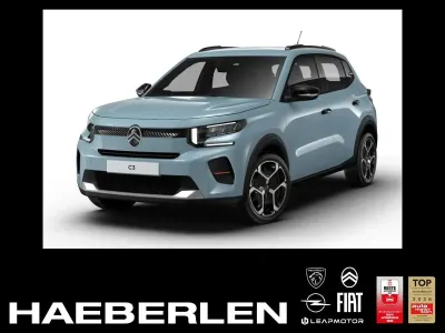 Neu Citroën e-C3 83 kW (113 PS) 2025 Montecarlo blau Limousine