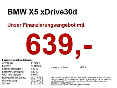Gebraucht BMW X5 M Sport 286 PS (210 kW) 2025 Schwarz SUV