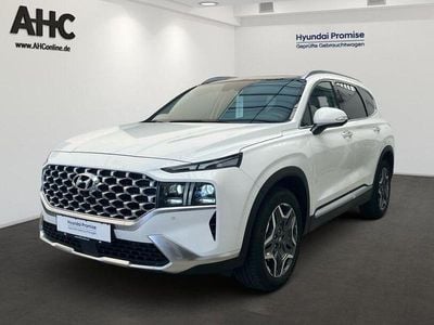 Weiss white cream / mic Gebraucht 2024 Hyundai Santa Fe Prime SUV | 39.950 € (Guter Preis)