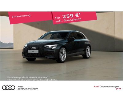 Gebraucht Audi A3 Advanced Plus 110 PS (80 kW) 2024 Schwarz Limousine
