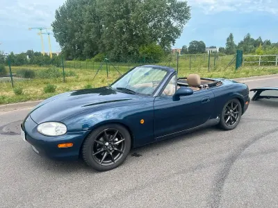 Gebraucht Mazda MX5 110 PS (80 kW) 1999 Blau Cabrio