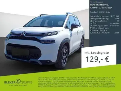 Gebraucht Citroën C3 Aircross Shine 110 PS (80 kW) 2023 Weiß SUV