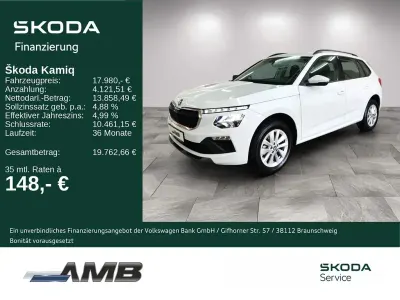 Używany Skoda Kamiq Selection 95 KM (69 kW) 2025 Biały SUV