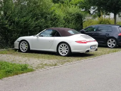 Usata Porsche 911 Carrera 4S Cabriolet 385 CV (283 kW) 2008 Bianco Cabrio