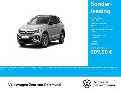 Second-hand VW T-Roc R-line 150 CP (110 kW) 2024 Negru SUV