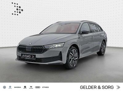 Neu Skoda Octavia SportLine 150 PS (110 kW) 2025 Moonweiß perleffekt Kombi