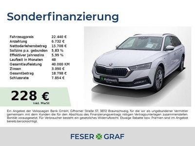 Gebraucht Skoda Octavia Ambition 150 PS (110 kW) 2023 Moon weiss perleffekt Kombi