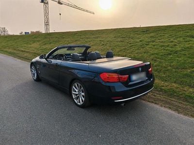 Gebraucht BMW 420 Sport Line 184 PS (135 kW) 2014 Blau Cabrio