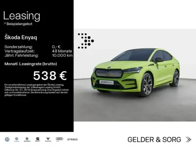 Gebraucht Skoda Enyaq iV RS 219 kW (299 PS) 2023 Mambagrün SUV