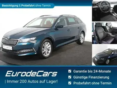 Second-hand Skoda Superb 218 CP (160 kW) 2021 Albastru Break