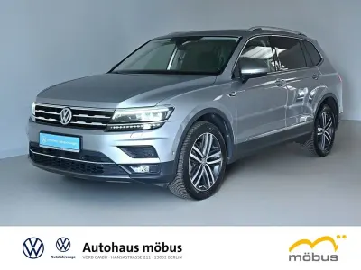 Gebraucht VW Tiguan Allspace Highline 220 PS (161 kW) 2020 Silber SUV