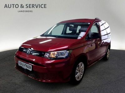 Gebraucht VW Caddy Basis 75 PS (55 kW) 2021 Rot Van / Kleinbus