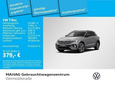 Gebraucht VW T-Roc R-line 150 PS (110 kW) 2025 Indiumgrau metallic/schwarz SUV