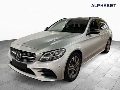 gebraucht Mercedes C220 T d AMG Line SpoSi AHK Navi El.Heckkl.