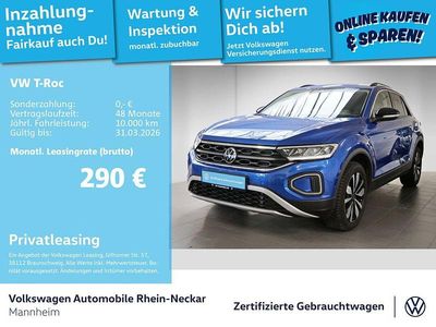 Ravennablau metallic Gebraucht 2024 VW T-Roc Goal SUV | 26.492 € (Guter Preis)