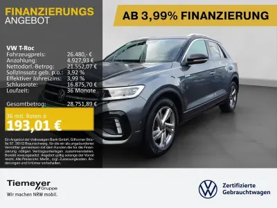 Gebraucht VW T-Roc R-line 150 PS (110 kW) 2023 Grau SUV