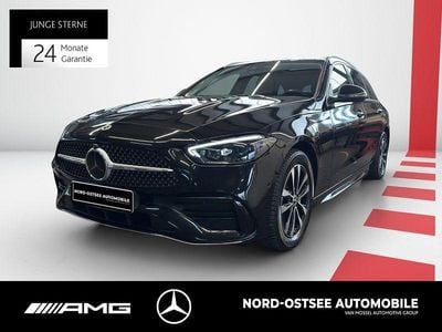 Gebraucht Mercedes C300e AMG 204 PS (150 kW) 2023 Metalliclack obsidianschwarz Kombi