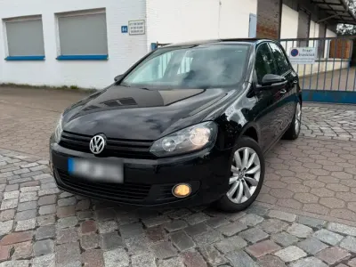 Gebraucht VW Golf VI 2010 Schwarz Kleinwagen